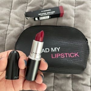 MAC #630 D for Danger Lipstick, bag, 2 samples